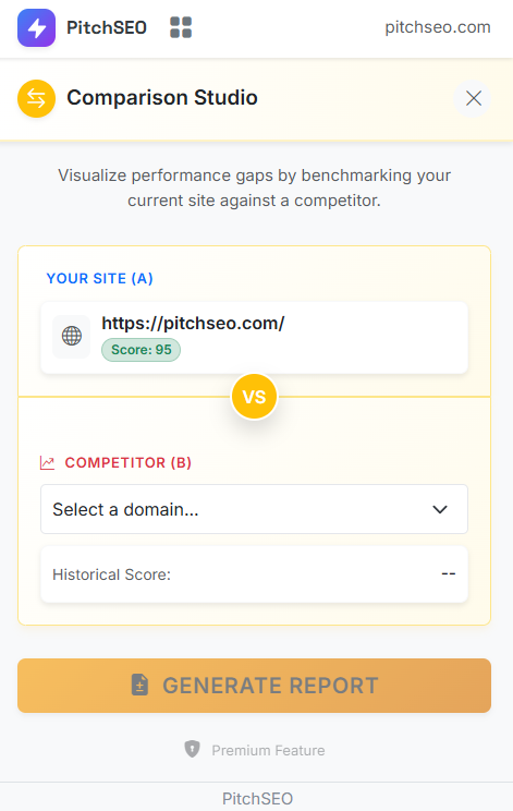 Competitor Comparison Feature