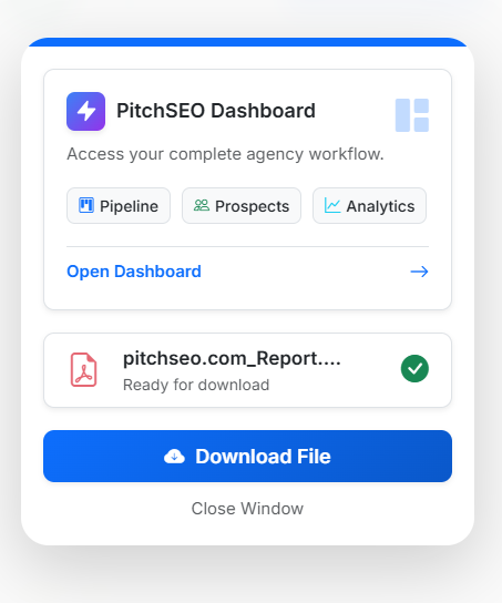 Instant Download Button