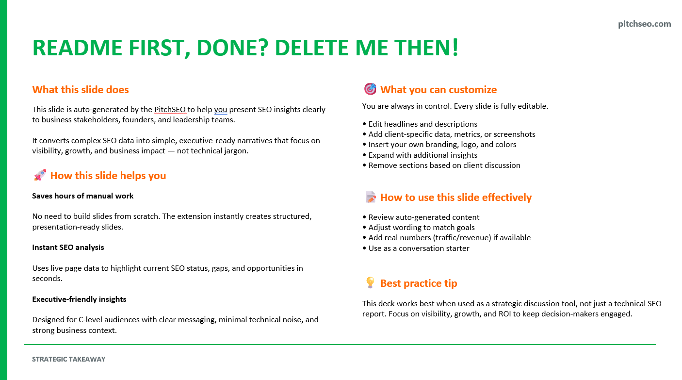 Executive Resume Slide
